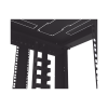 gabinete profesional para telecomunicaciones de 45ur, 1200 mm profundidad, incluye 2 organizadores verticales de 45 unidades de rack, se envía el gabinete armado.