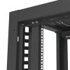 gabinete profesional para telecomunicaciones de 19in, instalación a piso, 24ur, 600 mm profundidad, se envía el gabinete armado.