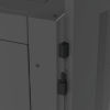 gabinete profesional para telecomunicaciones de 19in, instalación a piso, 24ur, 600 mm profundidad, se envía el gabinete armado.