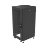 gabinete profesional para telecomunicaciones de 19in, instalación a piso, 24ur, 600 mm profundidad, se envía el gabinete armado.