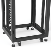 gabinete para telecomunicaciones rack estándar de 19", 42ur, 600 mm ancho x 600 mm profundidad. fabricado en acero, se envía el gabinete armado.