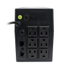 ups 800va/480 w línea interactiva 120vca / 6 tomas 5 15r (4 respaldadas) / regulación de voltaje / protección rj45