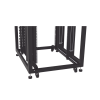 gabinete para telecomunicaciones rack estándar de 19", 42ur, 800 mm ancho x 1000 mm profundidad. fabricado en acero, se envía el gabinete armado.