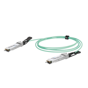 cable aoc qsfp28 de 100 gbps a 100 gbps / cable de fibra óptica activo / longitud: 3 metros