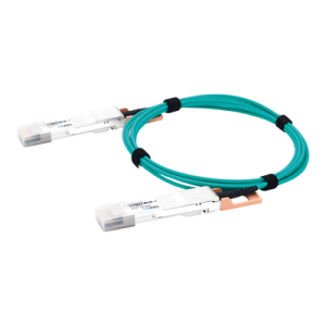 cable aoc qsfp dd de 400 gbps a 400 gbps / cable de fibra óptica activo / longitud: 2 metros