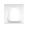 placa de pared pasa muro