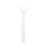 cincho de plástico, color natural, 4.8 x 200 mm, ideal para sujeción de cables (bolsa con 100 piezas)