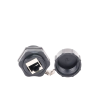 acoplador industrial rj45 rj45 categoría 6 blindado ip67 (waterproof)
