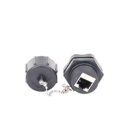 acoplador industrial rj45 rj45 categoría 6 blindado ip67 (waterproof) acoplador industrial rj45 rj45 categoría 6 blindado ip67 (waterproof)