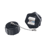 jack industrial rj45 categoría 6 blindado, ip67 (waterproof)