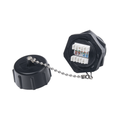 jack industrial rj45 categoría 6 blindado, ip67 (waterproof) jack industrial rj45 categoría 6 blindado, ip67 (waterproof)