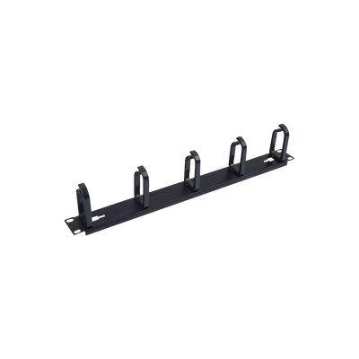 organizador de cables con 5 anillos, 1u, 19" color negro organizador de cables con 5 anillos, 1u, 19" color negro
