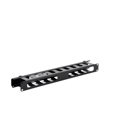 organizador de cables horizontal de 1u para rack de 19" con cubierta metálica organizador de cables horizontal de 1u para rack de 19" con cubierta metálica