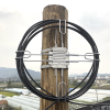 raqueta para almacenamiento de cable para poste de 300 a 600 mm