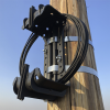 raqueta para resguardo de excedente de cable de fibra Óptica
