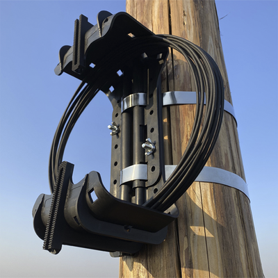 raqueta para resguardo de excedente de cable de fibra Óptica raqueta para resguardo de excedente de cable de fibra Óptica