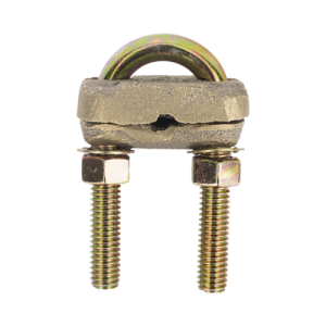 conector tipo perro para varilla 5/8" a cable calibre 4 a 2/0 awg
