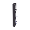 kit organizador vertical de cable sencillo para rack abierto de 24 unidades para eiqr3224 y eirl5524dr.