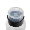 botella dispensadora de alcohol, capacidad 200 ml, sistema de bloqueo antiderrames, ideal para limpieza y preparación de fibra Óptica