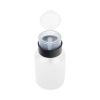 botella dispensadora de alcohol, capacidad 200 ml, sistema de bloqueo antiderrames, ideal para limpieza y preparación de fibra Óptica