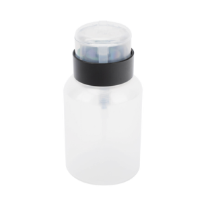botella dispensadora de alcohol, capacidad 200 ml, sistema de bloqueo antiderrames, ideal para limpieza y preparación de fibra Óptica