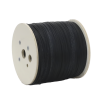 carrete de 2 km de fibra Óptica drop plana, interior/exterior g.657a2 monomodo de 1 hilo (unifibra), dieléctrica, forro negro, compatible con conectores fasc, fascup, fasclc
