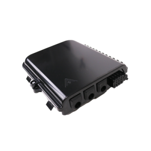 cierre de empalme para 24 fusiones de fibra óptica, interior/exterior, 3 entradas para cable Ø 6 12mm, con 8 acopladores sc/apc y splitter 1x8 sc/apc incluido, ip65