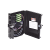 cierre de empalme para 24 fusiones de fibra óptica, interior/exterior, con 16 acopladores sc/apc y splitter 1x16 sc/apc incluido, ip65