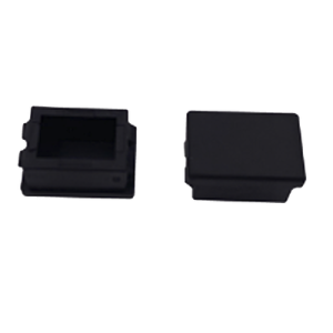 inserto ciego para placas acopladoras lp fo d06 y lp fo d12, color negro, bolsa con 100 pcs