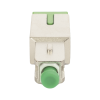 atenuador optico macho hembra con conector sc/apc de 10 db para fibra monomodo