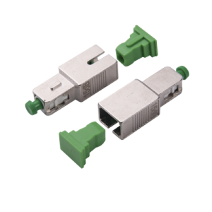 atenuador óptico macho hembra con conector sc/apc de 15db para fibra monomodo