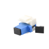 acoplador keystone de fibra óptica monomodo sc/pc simplex a sc/pc simplex