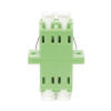 módulo acoplador de fibra óptica duplex lc/apc a lc/apc compatible con fibra monomodo