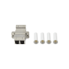 módulo acoplador de fibra óptica duplex lc/pc a lc/pc compatible con fibra multimodo