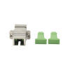 módulo acoplador de fibra óptica simplex sc/apc a sc/apc compatible con fibra monomodo
