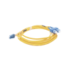 jumper de fibra Óptica monomodo 9/125 lc/upc sc/upc, pvc, 2.0 mm, dúplex, amarillo, 3 metros