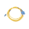 jumper de fibra Óptica monomodo 9/125 lc/upc sc/upc, pvc, 2.0 mm, dúplex, amarillo, 3 metros