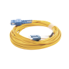 jumper de fibra Óptica monomodo 9/125 lc/upc sc/upc, pvc, 2.0 mm, dúplex, amarillo, 5 metros