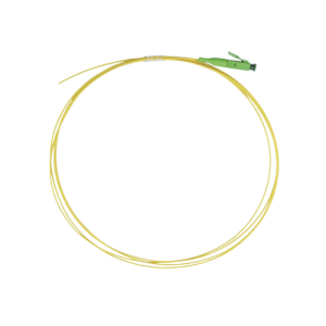 pigtail de fibra Óptica monomodo lc/apc, simplex de 1 metro
