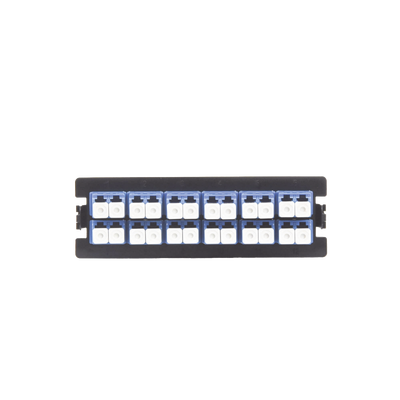 placa acopladora para distribuidor de fibra Óptica lp odf 8024, incluye 12 acopladores lc duplex para fibra monomodo placa acopladora para distribuidor de fibra Óptica lp odf 8024, incluye 12 acopladores lc duplex para fibra monomodo