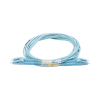 jumper de fibra Óptica multimodo om3 50/125 lc lc ofnr (riser), 2.0 mm, dúplex, aqua, 3 metros