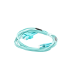 jumper de fibra Óptica multimodo om3 50/125 lc sc ofnr (riser), 2.0 mm, dúplex, aqua, 3 metros