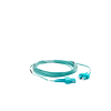 jumper de fibra Óptica multimodo om3 50/125 sc sc ofnr (riser), 2.0 mm, dúplex, aqua, 3 metros