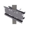 herraje para fijación a pared, torre o poste compatible con lp forte 09u r3.