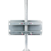 herraje para fijación a pared, torre o poste compatible con lp forte 09u r3.