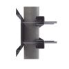 herraje para fijación a pared, torre o poste compatible con lp forte 09u r3.