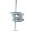 herraje para fijación a pared, torre o poste compatible con lp forte 09u r3.
