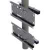 herraje para fijación a pared, torre o poste compatible con lp forte 16ur3 y lp forte 24u r3