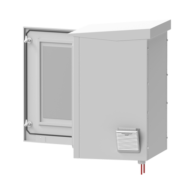 gabinete de exterior con rack de 19" de 24u con ventiladores y termostato, se envía el gabinete armado (montaje a poste o torre se vende por separado). gabinete de exterior con rack de 19" de 24u con ventiladores y termostato, se envía el gabinete armado (montaje a poste o torre se vende por separado).