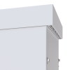 gabinete profundo hasta 705 mm de profundidad, de exterior de 9ur con ventiladores y termostato, se envía el gabinete armado, (montaje a poste o torre se vende por separado).